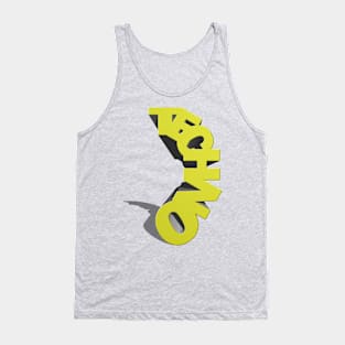 Techno Statue Yellow Tank Top